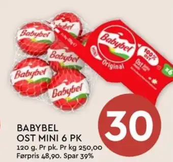 Coop Mega Babybel ost tilbud