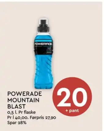Coop Mega Powerade restitusjonsdrikk tilbud