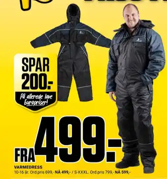 Europris Ukjent varmedress tilbud