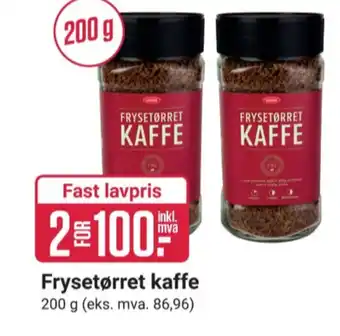 Europris Luxus instant kaffe tilbud