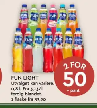 Coop Mega Fun light saft tilbud