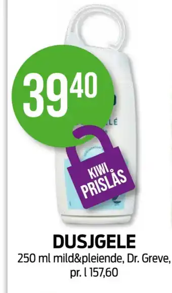 Kiwi Dr greve dusjsåpe tilbud
