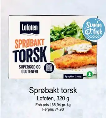 Joker Lofoten torskefilet tilbud