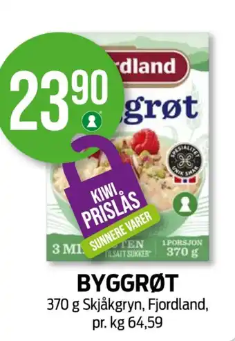 Kiwi Fjordland byggrøt tilbud