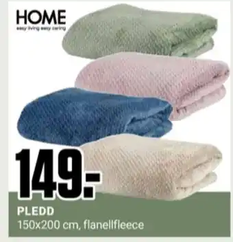 Europris Home pledd tilbud