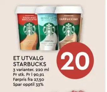 Coop Mega Starbucks iskaffe tilbud