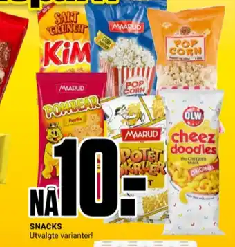 Europris Maarud snacks tilbud