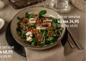 Nille Tokyo servise tilbud