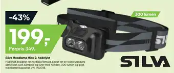 XXL Sport Silva headlamp hike 2, hodelykt tilbud
