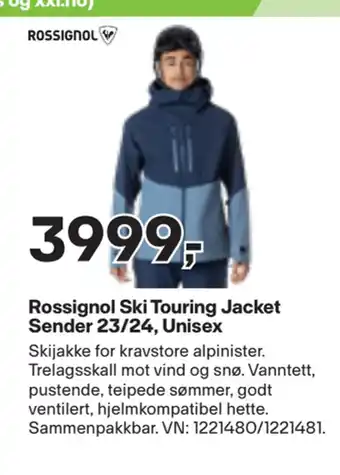 XXL Sport Rossignol ski touring jacket sender 23/24, unisex tilbud