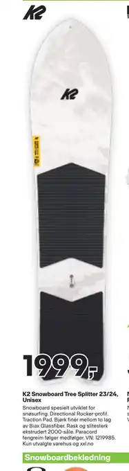 XXL Sport K2 snowboard tree splitter 23/24, unisex tilbud