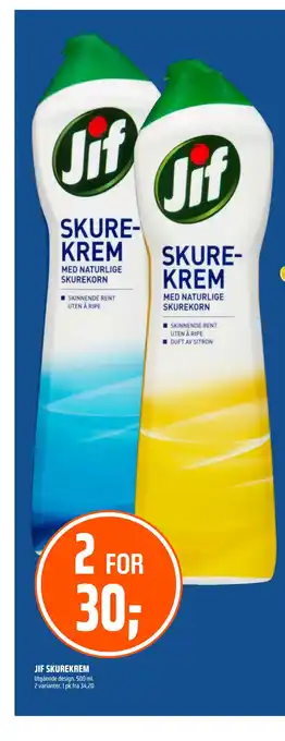 Coop Obs Jif skurekrem tilbud