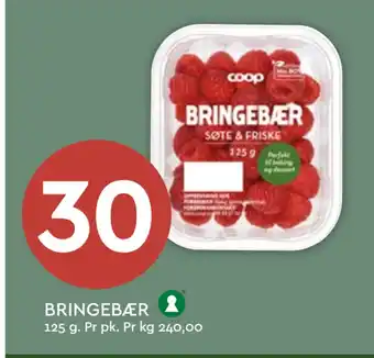 Coop Mega Bringebær tilbud