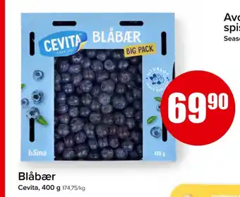Eurospar Cevita blåbær tilbud