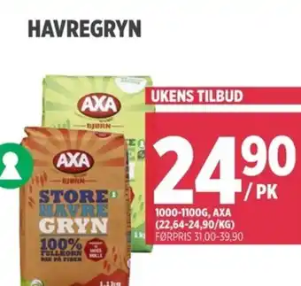 Meny HAVREGRYN tilbud