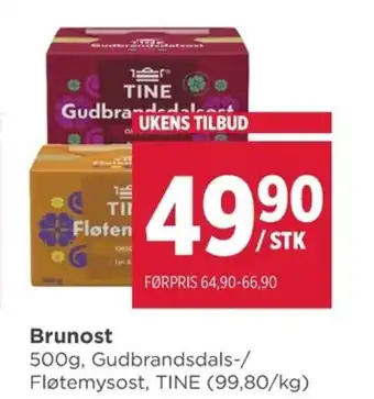 Meny Brunost tilbud
