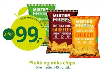 Sunkost Plukk og miks chips tilbud