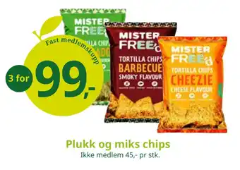 Plukk og miks chips