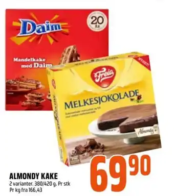 Coop Obs ALMONDY KAKE tilbud