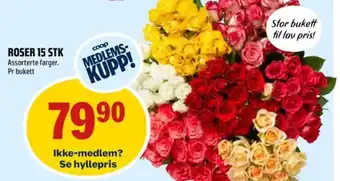 Coop Obs ROSER 15 STK tilbud