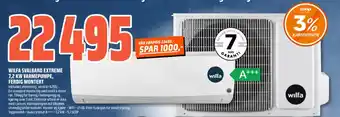 Coop Obs WILFA SVALBARD EXTREME 7,2 KW VARMEPUMPE, FERDIG MONTERT tilbud