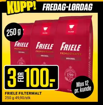 Europris Friele filtermalt tilbud