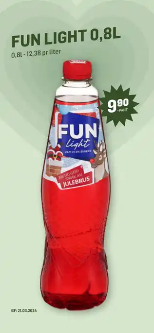 Holdbart Fun light 0,8l tilbud