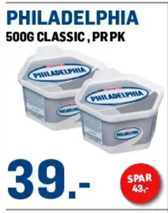 Price Lagerbutikk PHILADELPHIA tilbud