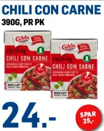 Price Lagerbutikk CHILI CON CARNE tilbud
