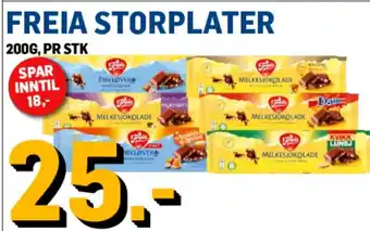 Price Lagerbutikk FREIA STORPLATER tilbud