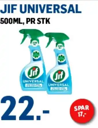 Price Lagerbutikk JIF UNIVERSAL tilbud