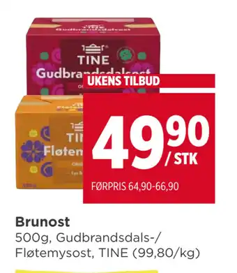 Meny Brunost tilbud