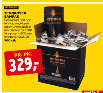 jem & fix Tennposer sampak tilbud