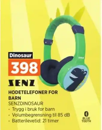 POWER HODETELEFONER FOR BARN tilbud