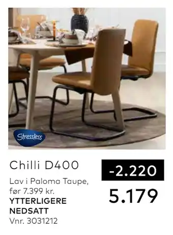 Skeidar Chilli d400 tilbud