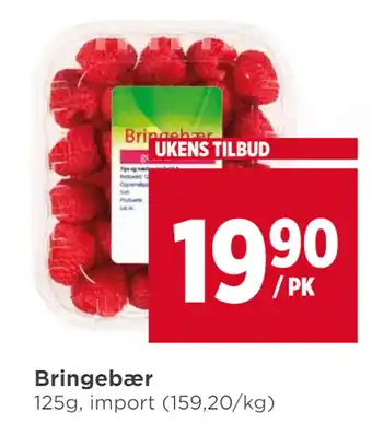 Meny Bringebær tilbud