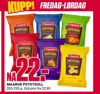 Europris Maarud potetgull tilbud