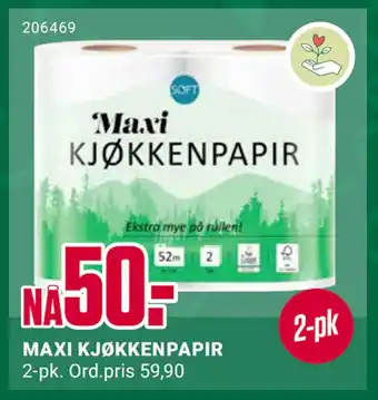 Europris Maxi kjøkkenpapir tilbud