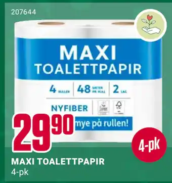 Europris Maxi toalettpapir tilbud