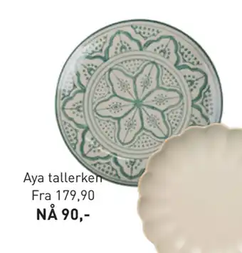 Kid Interiør Aya tallerken tilbud