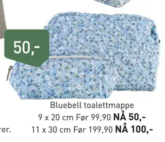 Bluebell toalettmappe