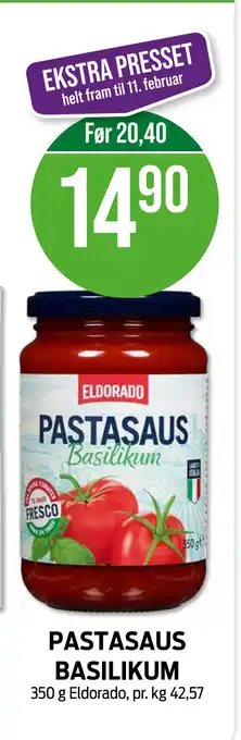Kiwi Pastasaus basilikum tilbud