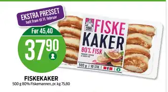 Kiwi Fiskekaker tilbud