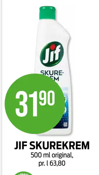 Kiwi Jif skurekrem tilbud