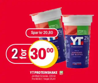 Coop Extra YT PROTEINSHAKE tilbud