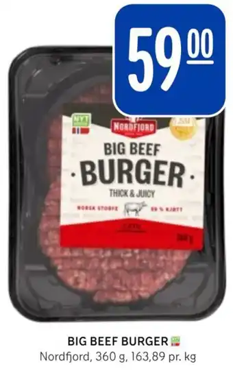 Rema 1000 BIG BEEF BURGER tilbud