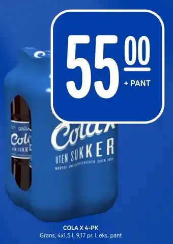 Rema 1000 COLA X 4-PK tilbud