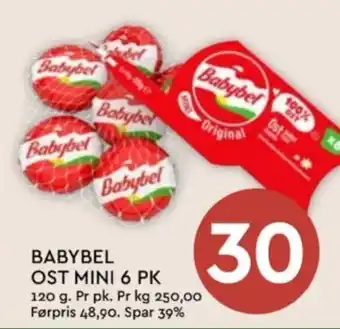 Coop Mega BABYBEL OST MINI 6 PK tilbud