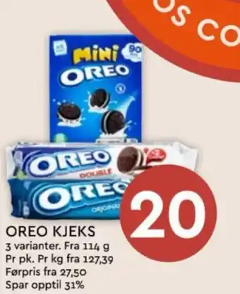 Coop Mega OREO KJEKS tilbud