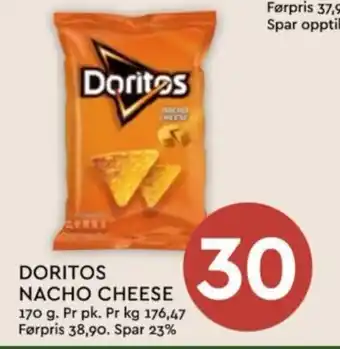 Coop Mega DORITOS NACHO CHEESE tilbud